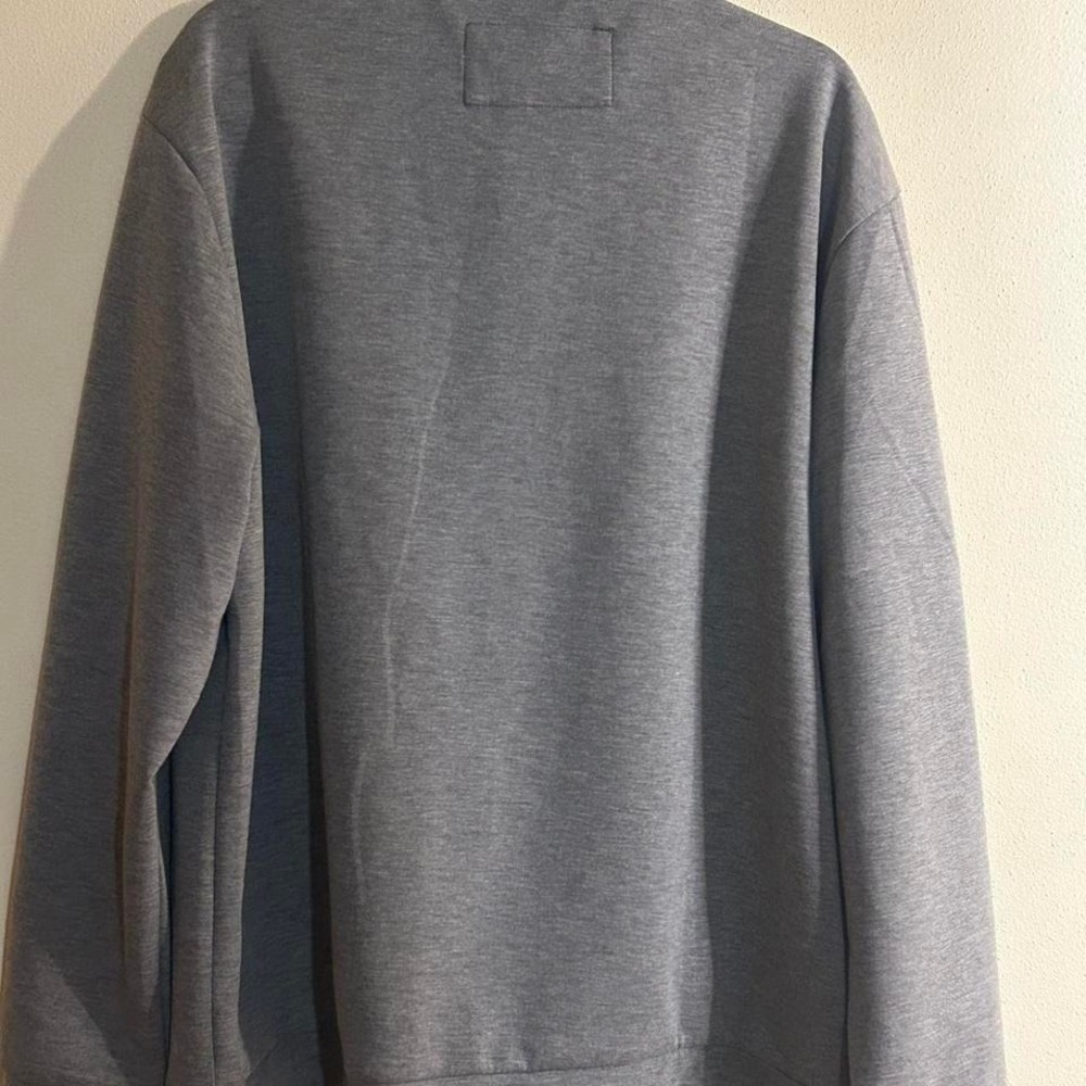 NWT Men's Aeropostale zip sweatshirt XL grey soft - Picture 2 of 3